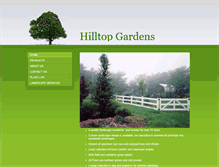 Tablet Screenshot of hilltopgardensnursery.com